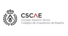 Logo del Consejo Superior de los Colegios de Arquitectos de España, con corona y escudo.